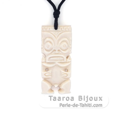 Colgante Tiki de Hueso